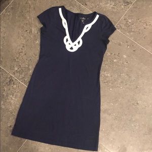 Lilly Pulitzer navy t-shirt dress